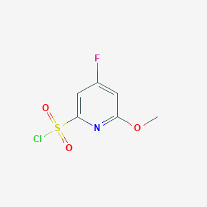 4-Fluoro-2-methoxypyridine-6-sulfonyl chloride