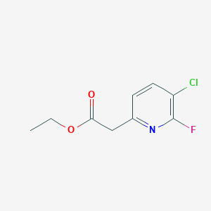 Ethyl (5-chloro-6-fluoropyridin-2-YL)acetate