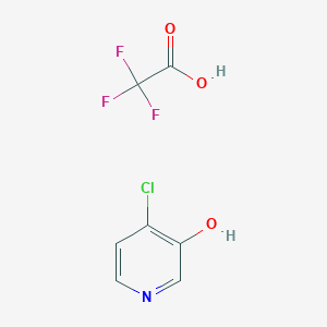 molecular formula C7H5ClF3NO3 B14855078 4-Chloropyridin-3-ol-TFA 