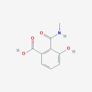 molecular formula C9H9NO4 B14855083 3-Hydroxy-2-(methylcarbamoyl)benzoic acid 