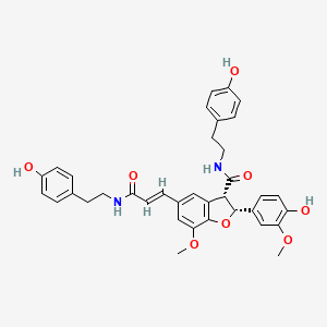 molecular formula C36H36N2O8 B14855086 Tataramide B 