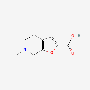 6-Methyl-4,5,6,7-tetrahydrofuro[2,3-C]pyridine-2-carboxylic acid