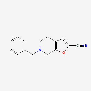 6-Benzyl-4,5,6,7-tetrahydrofuro[2,3-C]pyridine-2-carbonitrile