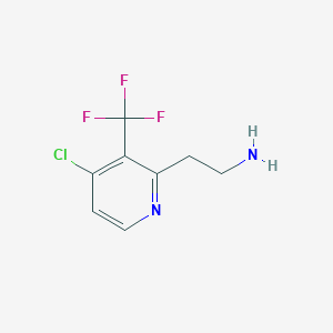 2-[4-Chloro-3-(trifluoromethyl)pyridin-2-YL]ethanamine