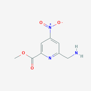 Methyl 6-(aminomethyl)-4-nitropyridine-2-carboxylate