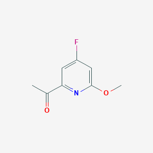 1-(4-Fluoro-6-methoxypyridin-2-YL)ethanone