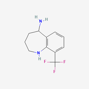 9-Trifluoromethyl-2,3,4,5-tetrahydro-1H-benzo[B]azepin-5-ylamine