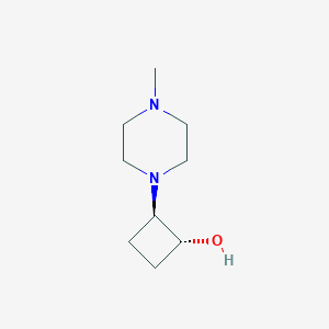 molecular formula C9H18N2O B1485523 trans-2-(4-Methylpiperazin-1-yl)cyclobutan-1-ol CAS No. 2147847-04-7