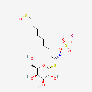 potassium;[(E)-[9-methylsulfinyl-1-[(2S,3R,4S,5S,6R)-3,4,5-trihydroxy-6-(hydroxymethyl)oxan-2-yl]sulfanylnonylidene]amino] sulfate