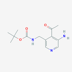 Tert-butyl (4-acetyl-5-aminopyridin-3-YL)methylcarbamate