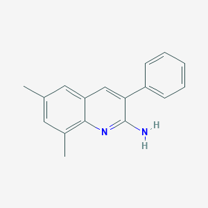 2-Amino-6,8-dimethyl-3-phenylquinoline