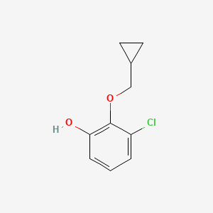 3-Chloro-2-(cyclopropylmethoxy)phenol