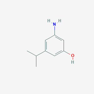 molecular formula C9H13NO B14855274 3-Amino-5-isopropylphenol 