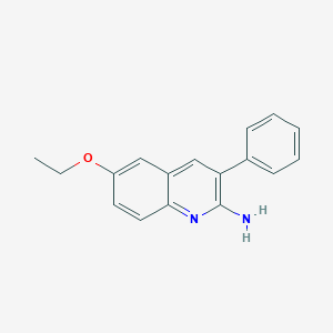 2-Amino-6-ethoxy-3-phenylquinoline