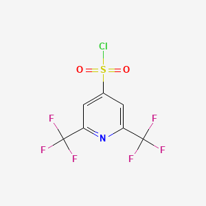 2,6-Bis(trifluoromethyl)pyridine-4-sulfonyl chloride