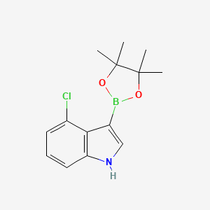 4-Chloro-3-(4,4,5,5-tetramethyl-1,3,2-dioxaborolan-2-YL)-1H-indole