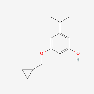 3-(Cyclopropylmethoxy)-5-isopropylphenol