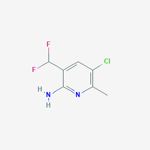 2-Pyridinamine, 5-chloro-3-(difluoromethyl)-6-methyl-