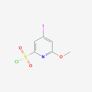 4-Iodo-6-methoxypyridine-2-sulfonyl chloride