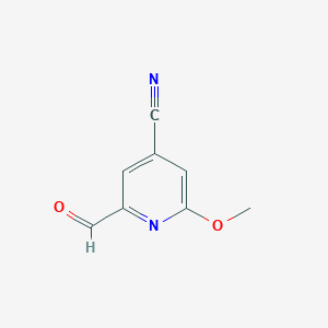 2-Formyl-6-methoxyisonicotinonitrile