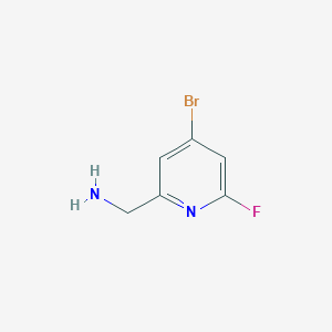 (4-Bromo-6-fluoropyridin-2-YL)methanamine