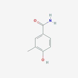 molecular formula C8H9NO2 B14855353 4-Hydroxy-3-methylbenzamide 