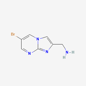 1-(6-Bromoimidazo[1,2-A]pyrimidin-2-YL)methanamine