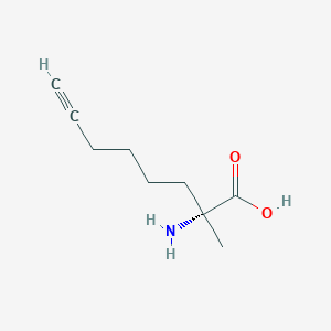 molecular formula C9H15NO2 B14855411 (R)-2-amino-2-methyloct-7-ynoic acid 