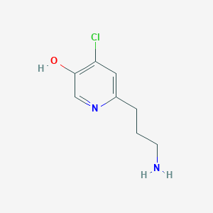 6-(3-Aminopropyl)-4-chloropyridin-3-OL