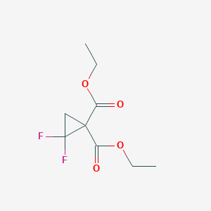 molecular formula C9H12F2O4 B14855420 Diethyl 2,2-difluorocyclopropane-1,1-dicarboxylate 