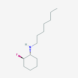 molecular formula C13H26FN B1485546 (1R,2R)-2-fluoro-N-heptylcyclohexan-1-amine CAS No. 2166019-24-3