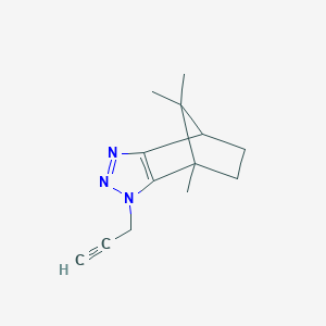 7,10,10-Trimethyl-5-(prop-2-yn-1-yl)-3,4,5-triazatricyclo[5.2.1.0^{2,6}]deca-2(6),3-diene