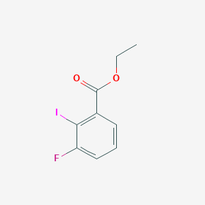 molecular formula C9H8FIO2 B14855576 Ethyl 3-fluoro-2-iodobenzoate 