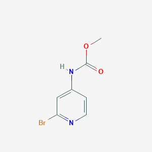 molecular formula C7H7BrN2O2 B14855661 Methyl 2-bromopyridin-4-ylcarbamate 