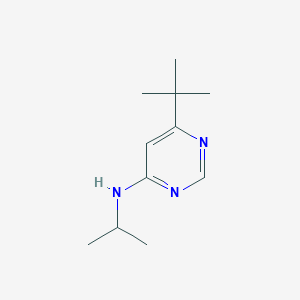 molecular formula C11H19N3 B1485569 6-tert-butyl-N-(propan-2-yl)pyrimidin-4-amine CAS No. 1862587-84-5