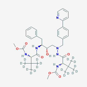 molecular formula C38H52N6O7 B148557 氘代阿扎那韦-D3-3 CAS No. 1092540-52-7