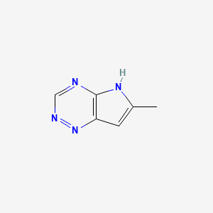 6-Methyl-5H-pyrrolo[2,3-E][1,2,4]triazine