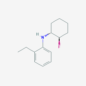 molecular formula C14H20FN B1485584 2-乙基-N-[(1R,2R)-2-氟环己基]苯胺 CAS No. 2165635-98-1