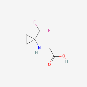 2-((1-(Difluoromethyl)cyclopropyl)amino)acetic acid