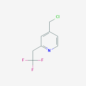 4-(Chloromethyl)-2-(2,2,2-trifluoroethyl)pyridine