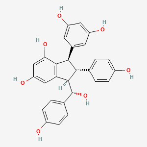 molecular formula C28H24O7 B14855911 Leachianol F 