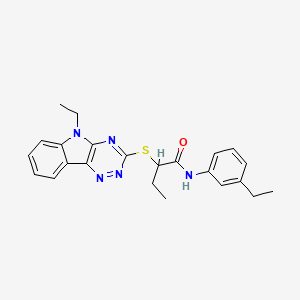 molecular formula C23H25N5OS B14855918 primordazine A 