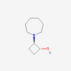 trans-2-(Azepan-1-yl)cyclobutan-1-ol