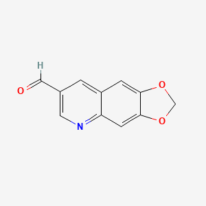 [1,3]Dioxolo[4,5-G]quinoline-7-carbaldehyde