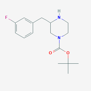 Tert-butyl 3-(3-fluorobenzyl)piperazine-1-carboxylate