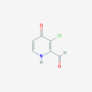 3-Chloro-4-hydroxypicolinaldehyde