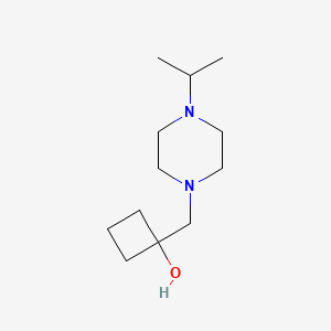 1-{[4-(Propan-2-yl)piperazin-1-yl]methyl}cyclobutan-1-ol