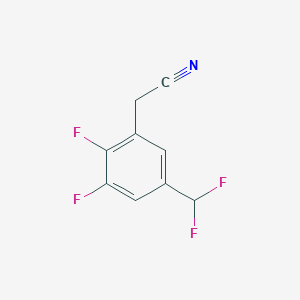 2,3-Difluoro-5-(difluoromethyl)phenylacetonitrile