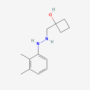 1-{[2-(2,3-Dimethylphenyl)hydrazin-1-yl]methyl}cyclobutan-1-ol
