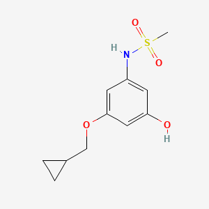 N-(3-(Cyclopropylmethoxy)-5-hydroxyphenyl)methanesulfonamide